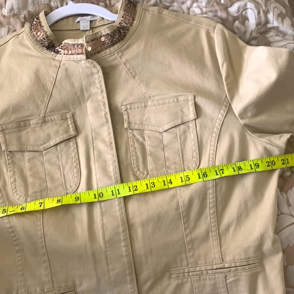 Apt.9 Sequin embellished Utility jacket - Picture 8 of 8